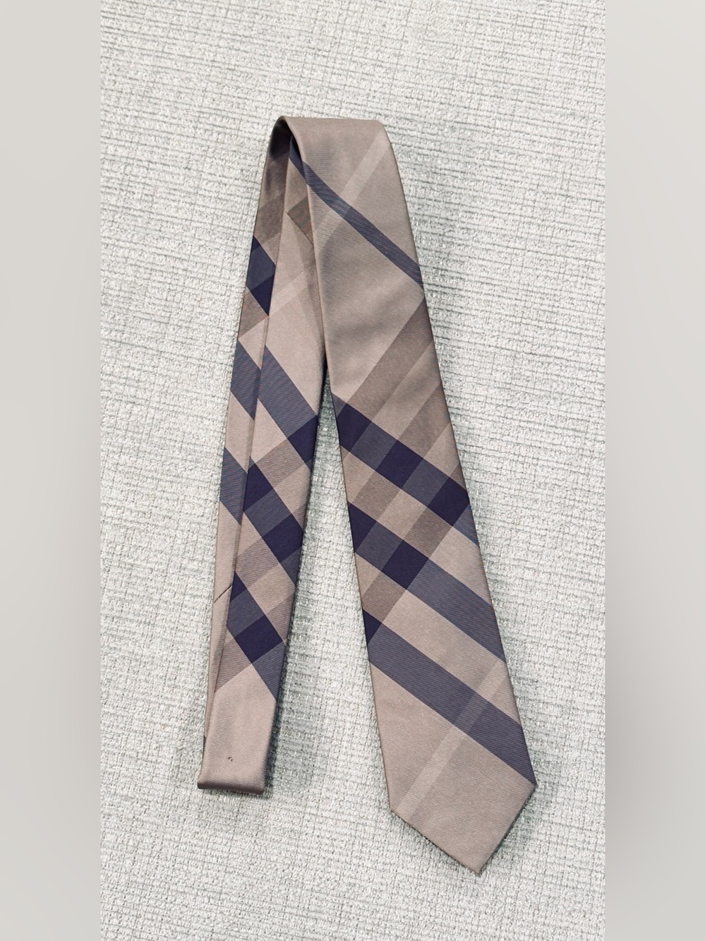 Burberry Check Silk Tie